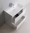 Мебель для ванной «Belbagno» Marino 60 Bianco Lucido, изображение №4
