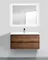 Мебель для ванной подвесная «Belbagno» Kraft 100 Rovere Tabacco, фото №1