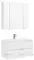 Мебель для ванной подвесная «Aquanet» Алвита 90 белая глянец, фото №1