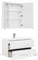 Мебель для ванной подвесная «Aquanet» Алвита 90 белая глянец, картинка №2