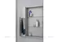 Мебель для ванной подвесная «Aquanet» Алвита 100 серый антрацит глянец, фотография №15
