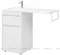 Тумба с раковиной под стиральную машину «Aquanet» Токио 110 (Даллас 110 левая) с корзиной белая, фото №9
