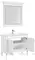 Мебель для ванной «Aquanet» Селена 105 белая с патиной серебро, картинка №2