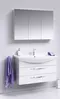 Мебель для ванной подвесная «Aqwella» Аллегро 105 с 2 ящиками белая, картинка №2