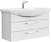 Мебель для ванной подвесная «Aqwella» Аллегро 105 с 2 ящиками белая, фотография №3