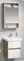 Мебель для ванной подвесная «Aqwella» Сити 50 белая/дуб балтийский, фото №1