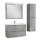 Зеркало «Edelform» Сириус 100 с подсветкой индустриальный бетон, картинка №2
