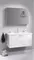 Мебель для ванной подвесная «Aqwella» Манчестер 100 белая, картинка №2