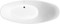 Ванна акриловая «Abber» AB9234 190/80 с каркасом с сифоном белая, фото №5