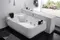 Гидромассажная ванна акриловая «Gemy» G9085 B R 180/116 с каркасом с сифоном белая правая, картинка №2