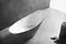 Ванна акриловая «Abber» AB9233G 184/79 с каркасом с сифоном серая/белая, изображение №4