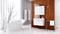 Мебель для ванной подвесная «Aqwella 5 Stars» Milan 80 с дверцами белая, картинка №6
