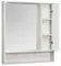 Зеркало с шкафчиком «Aquaton» Флай 80 без света белый/дуб крафт правый, картинка №2