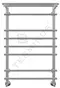Водяной полотенцесушитель «Terminus» Ватра П8 56/80 хром с полкой, картинка №2 Водяной полотенцесушитель «Terminus» Ватра П8 56/80 хром с полкой, картинка №2