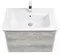 Мебель для ванной подвесная «Roca» Ronda 70 бетон/белая, изображение №4
