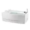 Гидромассажная ванна акриловая «Orans» BT-65100 X 170/120 с каркасом с сифоном белая левая, картинка №2
