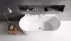 Ванна акриловая «Belbagno» BB409 170/80 с ножками с сифоном белая, фотография №3