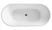 Ванна акриловая «Belbagno» BB402 170/79 на подиуме с сифоном белая, фотография №3