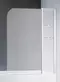 Шторка на ванну стеклянная «Cezares» ECO-O-V-12-120/140-P-Cr матовая/хром правая, фото №1