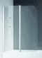 Шторка на ванну стеклянная «Cezares» ECO-O-V-12-120/140-C-Cr прозрачная/хром универсальная, фото №1