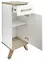 Тумба «Sanflor» Ингрид 30 белая/швейцарский вяз правая, фотография №3