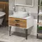 Мебель для ванной «Opadiris» Дольче 80 Лофт белая, изображение №4