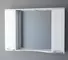 Зеркало с шкафчиком «Spectrum» Солар 110 с подсветкой белый лак, фото №1