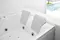 Гидромассажная ванна акриловая «SSWW» AU818 180/120 с каркасом с сифоном с ручками белая глянцевая правая, изображение №4