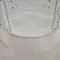 Душевая кабина «SSWW» WU110 138/138 высокий поддон прозрачная/белая с гидромассажем с электрикой, картинка №6