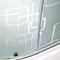 Душевая кабина «Deto» EM-1510N 100/100 низкий поддон матовая с рисунком/белая без крыши с гидромассажем, картинка №10
