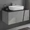 Мебель для ванной подвесная «Comforty» Эдинбург 90 бетон светлый, изображение №4