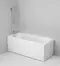Ванна акриловая «Am.Pm» Gem 160/70 без опор без сифона белая, изображение №4