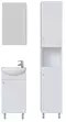 Мебель для ванной «Sanstar» Июнь 40 белая, картинка №2
