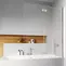 Шторка на ванну стеклянная «Radaway» Essenza New PND II 110/150 прозрачная/хром правая, фото №1