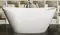 Ванна из литьевого мрамора «PAA» Amore 160/85 SilkStone с сифоном белая, картинка №2