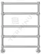 Водяной полотенцесушитель «Terminus» Прованс П5 54/65 хром, картинка №2