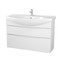 Мебель для ванной подвесная «Albert&Bayer» Avin 105 белая, фотография №3