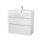 Мебель для ванной подвесная «Albert&Bayer» Avin 75 белая, фотография №3