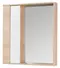 Зеркало с шкафчиком «Aquaton» Бостон 60 без света белый/дуб эврика левый, фото №1