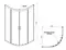 Душевой угол-ограждение «Am.Pm» Gem 80/80 W90G-401-080WT прозрачный/матовое серебро без поддона, изображение №4