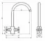 Смеситель для кухонной мойки «Damixa» Neo Classic 240000000 чёрный, фотография №3