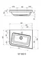 Раковина угловая «Ravak» 10° 65 литьевой мрамор белая правая, картинка №6