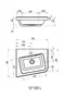Раковина угловая «Ravak» 10° 55 литьевой мрамор белая левая, картинка №6