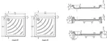 Душевой поддон «Ravak» Angela PU 90/90 низкий акриловый квадратный, фотография №3