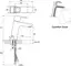 Смеситель для раковины «Ravak» 10° TD 014.00 хром, фото №5