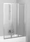 Шторка на ванну стеклянная «Ravak» VS3 130 Transparent/сатин универсальная, фото №1