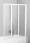 Шторка на ванну пластиковая «Ravak» VS3 130 Rain/белая универсальная, фото №1