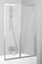 Шторка на ванну пластиковая «Ravak» VS2 105 Rain/сатин универсальная, фото №1