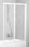 Шторка на ванну пластиковая «Ravak» VS2 105 Rain/белая универсальная, фото №1