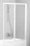 Шторка на ванну стеклянная «Ravak» VS2 105 Grape/белая универсальная, фото №1